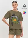 Женская пижама с шортами / Halo Spartans