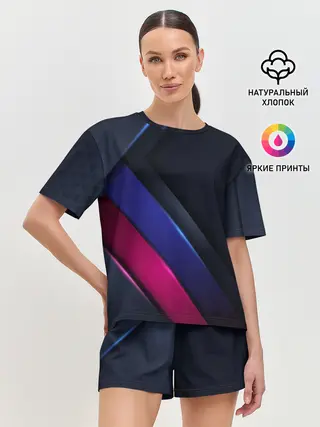 Женская пижама с шортами / Sport style 3d