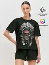 Женская пижама с шортами / Indian Skull