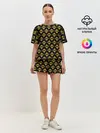 Женская пижама с шортами / ЭМБЛЕМА БИНАНС ПАТТЕРН BINANCE