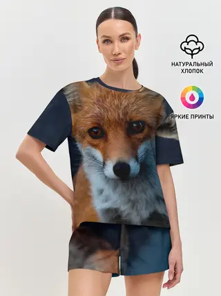 Женская пижама с шортами / Мудрая лиса