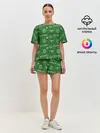 Женская пижама с шортами / Halo Pattern