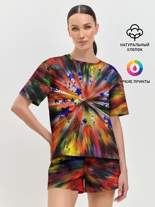 Женская пижама с шортами / Звездный путь
