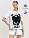 Женская пижама с шортами / Nirvana Группа