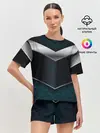 Женская пижама с шортами / 3D dark metal