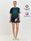 Женская пижама с шортами / 3D luxury metal