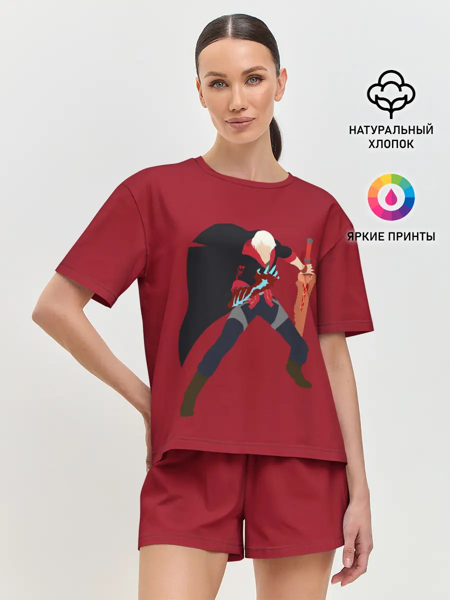 Женская пижама с шортами / Nero | DMC