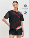 Женская пижама с шортами / luxury Black 3D СОТЫ