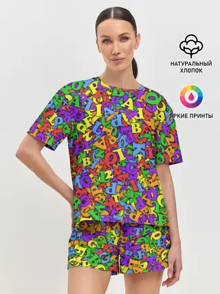 Женская пижама с шортами / LGBTQQICAPF2K+