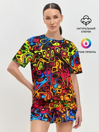 Женская пижама с шортами / LIQUID