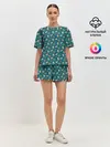 Женская пижама с шортами / Узор для Октоберфеста