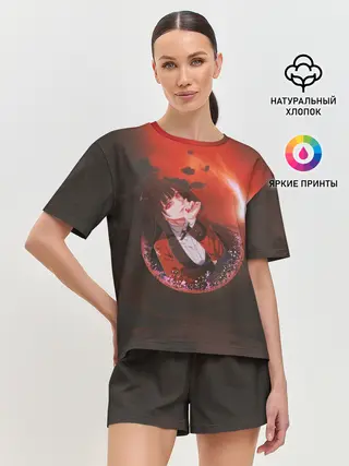 Женская пижама с шортами / Kakegurui Yumeko Jabami art
