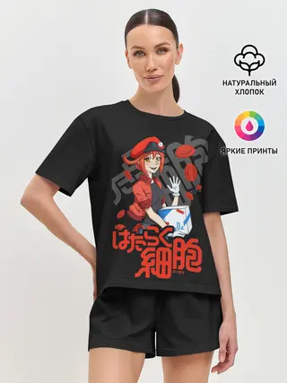 Женская пижама с шортами / Эритроцит