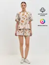 Женская пижама с шортами / Корги | Разные