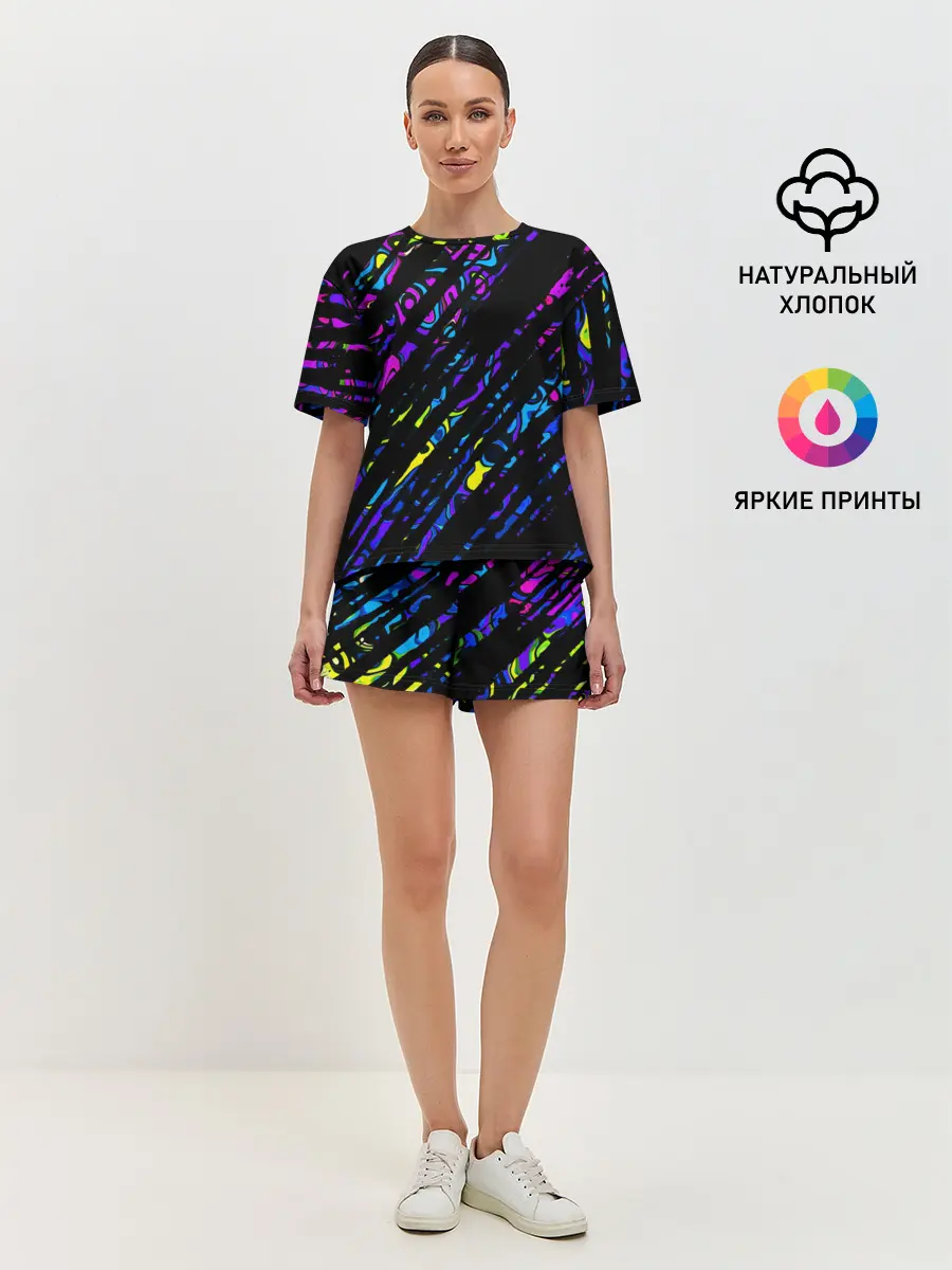Женская пижама с шортами / OVERLAP