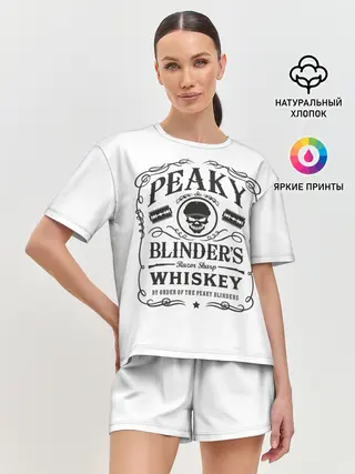 Женская пижама с шортами / Острые Козырьки Whiskey