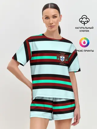 Женская пижама с шортами / Сборная Португалии.