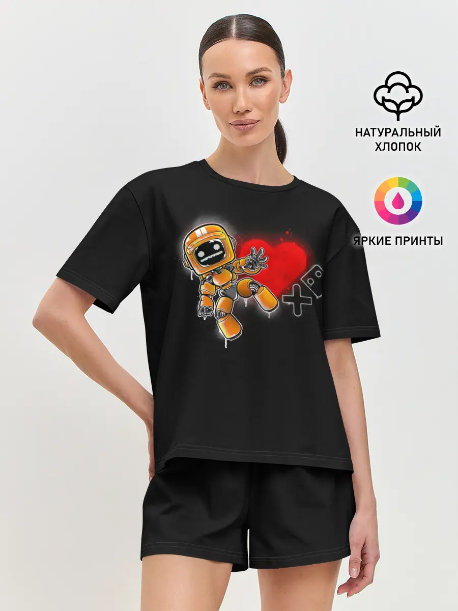 Женская пижама с шортами / K-VRC | Love Death and Robots