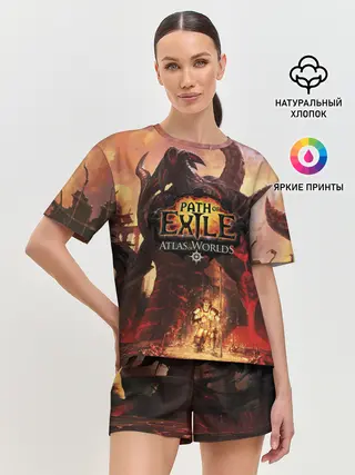 Женская пижама с шортами / Path of Exile