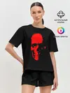 Женская пижама с шортами / Кровавый череп