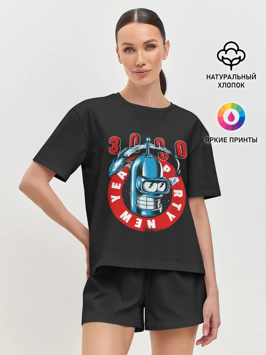 Женская пижама с шортами / Party 3000