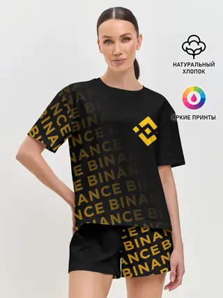 Женская пижама с шортами / BINANCE / БИНАНС / БАНАН
