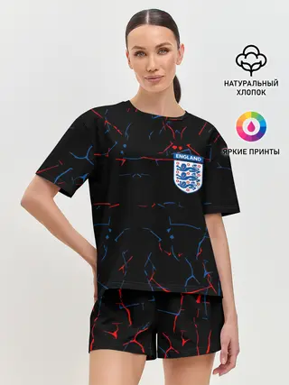 Женская пижама с шортами / Сборная Англии.
