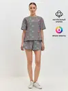 Женская пижама с шортами / Касеты и ноты