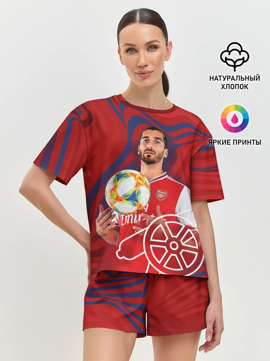 Женская пижама с шортами / Henrikh Mkhitaryan | Arsenal