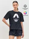 Женская пижама с шортами / RENAULT РЕНО 3Д ГЕОМЕТРИЯ 3D