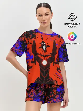 Женская пижама с шортами / Евангелион | Evangelion