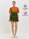 Женская пижама с шортами / Кактусы на закате