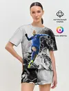 Женская пижама с шортами / Прыжок