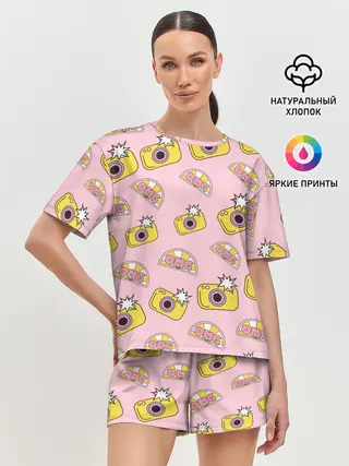 Женская пижама с шортами / Фотики | OMG