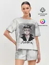 Женская пижама с шортами / Аста и Секре Чёрный клевер