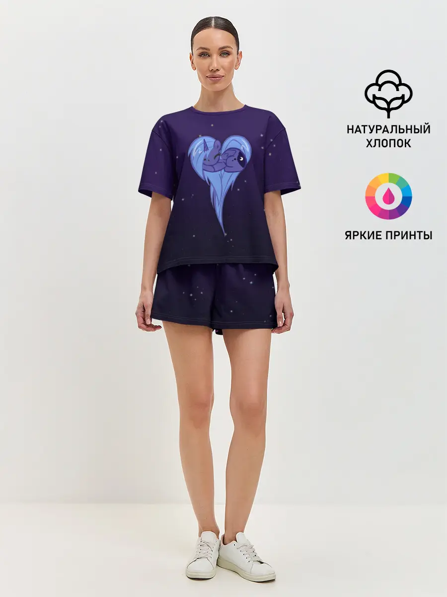 Женская пижама с шортами / Princess Luna