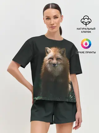 Женская пижама с шортами / Хитрый Лис