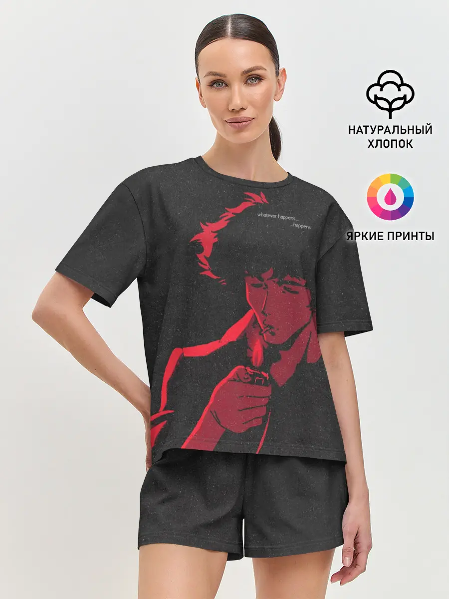 Женская пижама с шортами / Cowboy Bebop. Спайк Шпигель