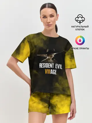 Женская пижама с шортами / RESIDENT EVIL VILLAGE | LADY DIMITRESCU