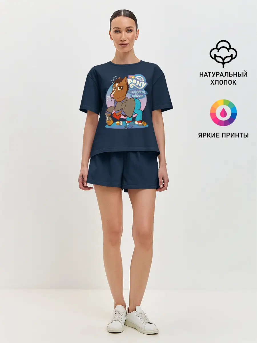 Женская пижама с шортами / Pony x Bojack