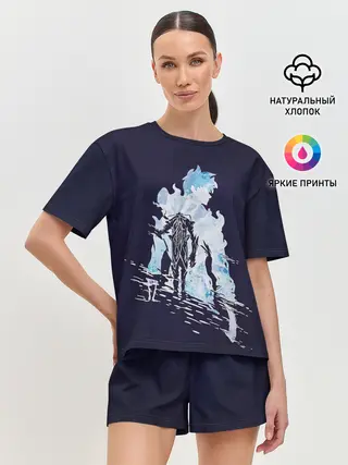 Женская пижама с шортами / Сон Джин-Ву