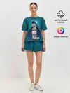 Женская пижама с шортами / Jin-Woo and skull