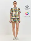 Женская пижама с шортами / Утиный фон | Утки | Ducks