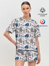 Женская пижама с шортами / Бокс