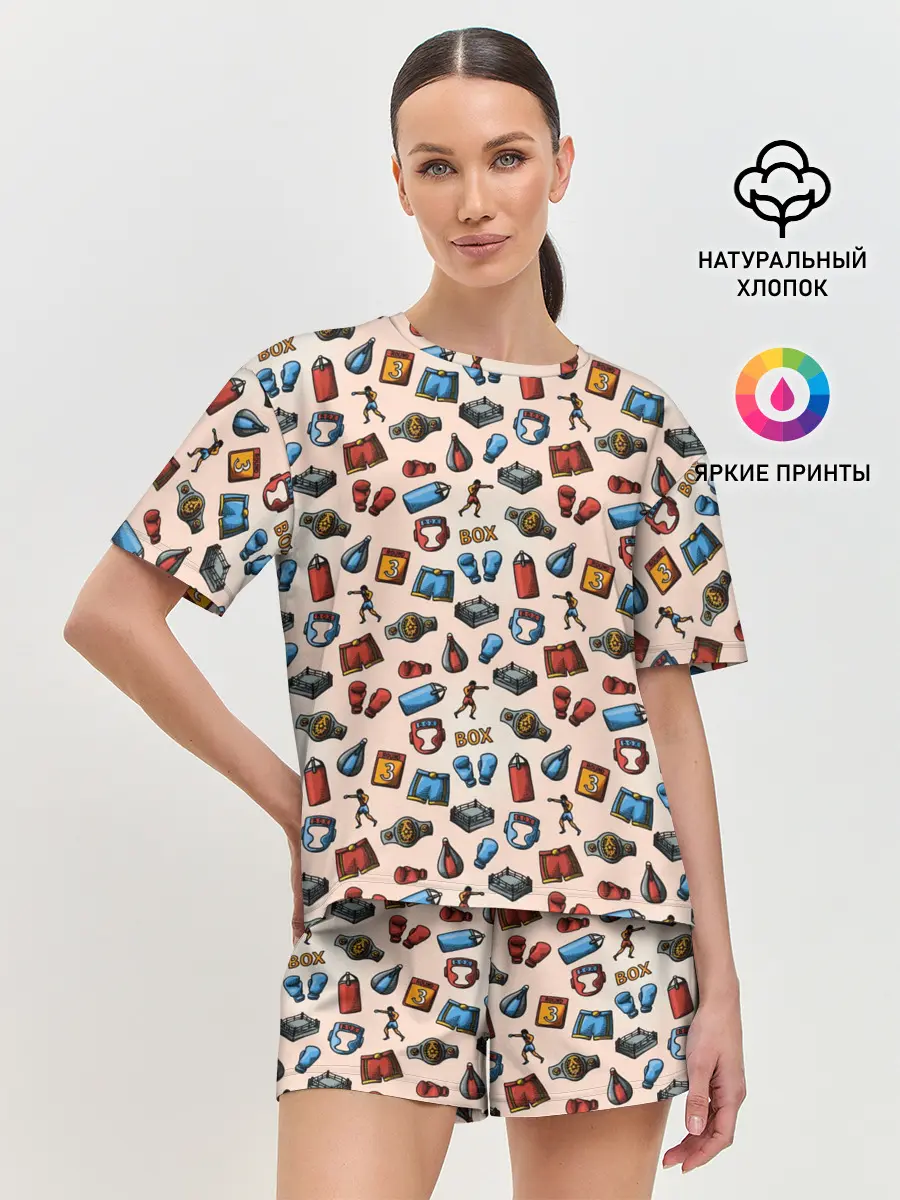 Женская пижама с шортами / Box