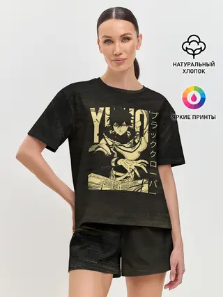 Женская пижама с шортами / Юно | Черный Клевер