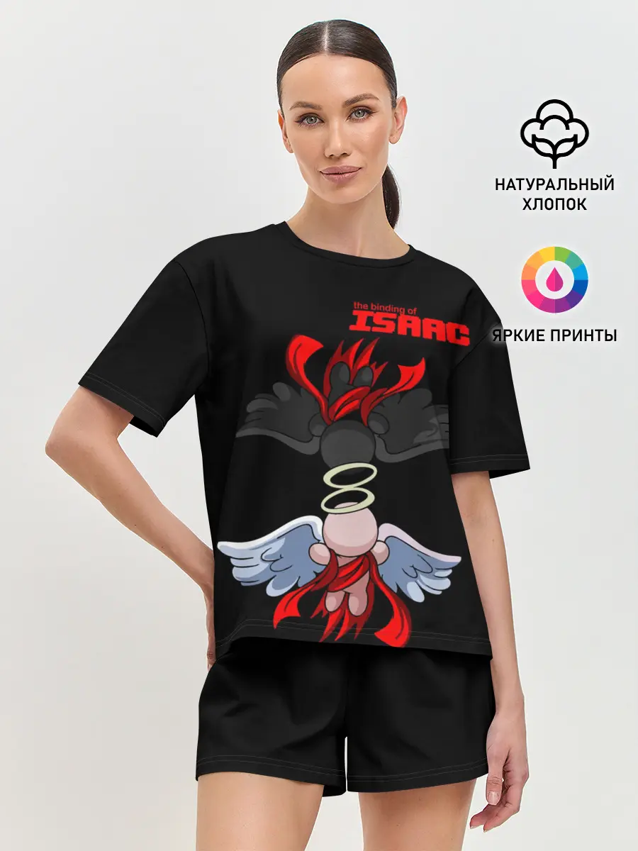 Женская пижама с шортами / The Binding of isaac Angels