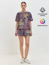 Женская пижама с шортами / Кораллы