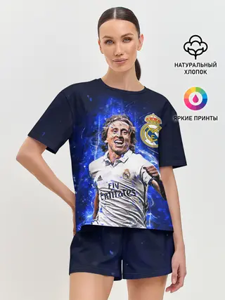 Женская пижама с шортами / ЛУКА МОДРИЧ / РЕАЛ МАДРИД