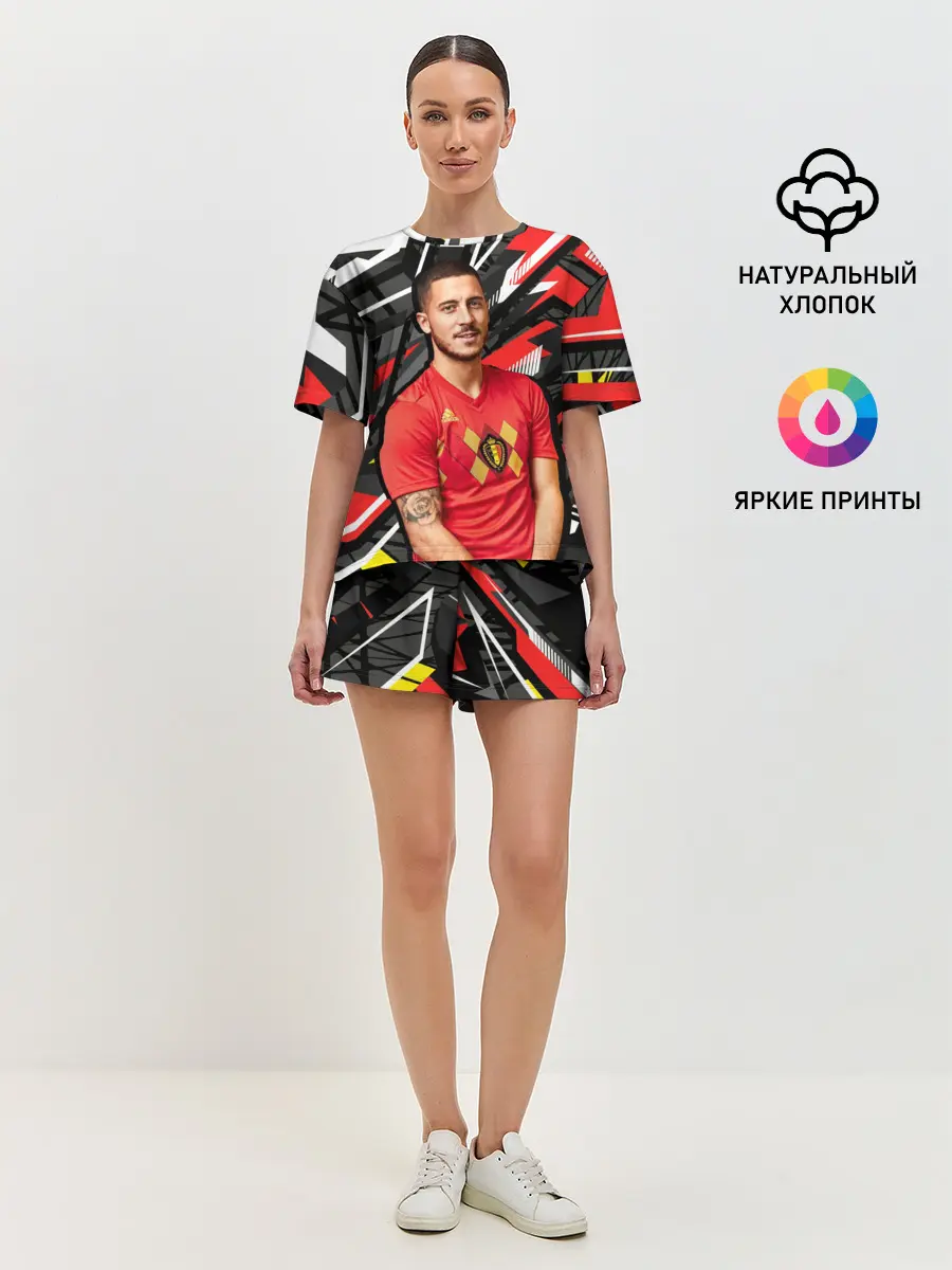 Женская пижама с шортами / Эден Азар